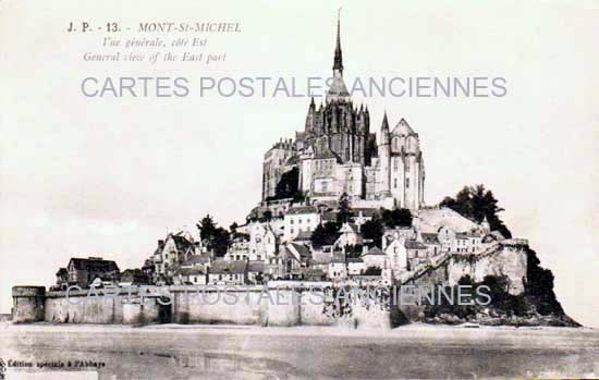 Cartes postales anciennes > CARTES POSTALES > carte postale ancienne > cartes-postales-ancienne.com Normandie Manche Le Mont Saint Michel