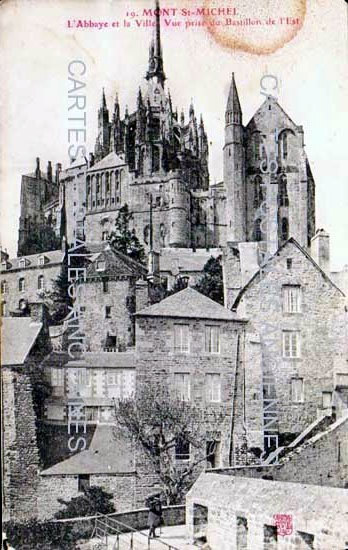 Cartes postales anciennes > CARTES POSTALES > carte postale ancienne > cartes-postales-ancienne.com Normandie Manche Le Mont Saint Michel