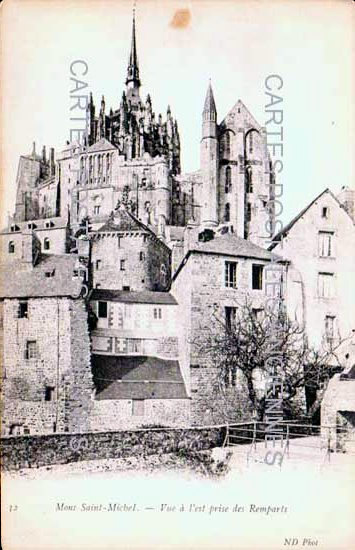 Cartes postales anciennes > CARTES POSTALES > carte postale ancienne > cartes-postales-ancienne.com Normandie Manche Le Mont Saint Michel
