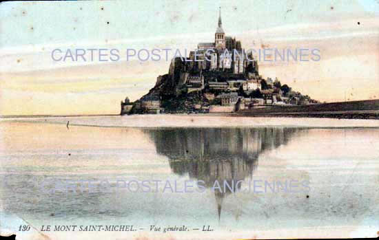 Cartes postales anciennes > CARTES POSTALES > carte postale ancienne > cartes-postales-ancienne.com Normandie Manche Le Mont Saint Michel