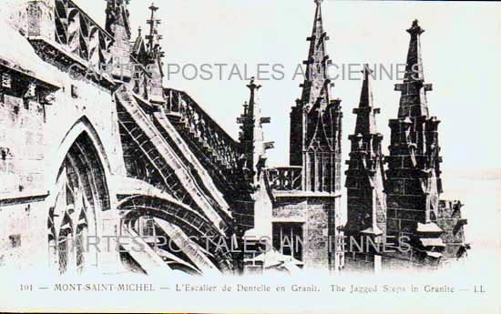 Cartes postales anciennes > CARTES POSTALES > carte postale ancienne > cartes-postales-ancienne.com Normandie Manche Le Mont Saint Michel