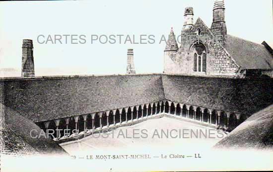 Cartes postales anciennes > CARTES POSTALES > carte postale ancienne > cartes-postales-ancienne.com Normandie Manche Le Mont Saint Michel