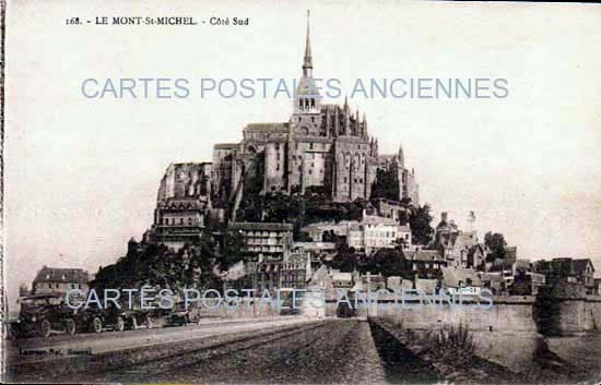 Cartes postales anciennes > CARTES POSTALES > carte postale ancienne > cartes-postales-ancienne.com Normandie Manche Le Mont Saint Michel