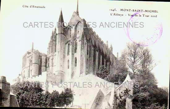 Cartes postales anciennes > CARTES POSTALES > carte postale ancienne > cartes-postales-ancienne.com Normandie Manche Le Mont Saint Michel