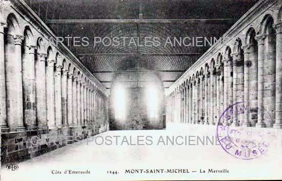 Cartes postales anciennes > CARTES POSTALES > carte postale ancienne > cartes-postales-ancienne.com Normandie Manche Le Mont Saint Michel