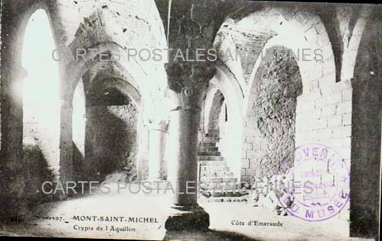 Cartes postales anciennes > CARTES POSTALES > carte postale ancienne > cartes-postales-ancienne.com Normandie Manche Le Mont Saint Michel