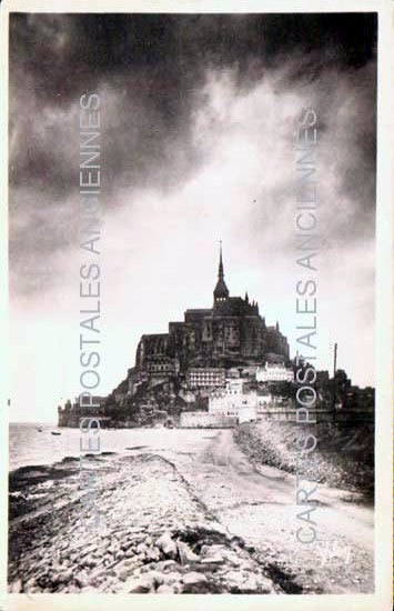 Cartes postales anciennes > CARTES POSTALES > carte postale ancienne > cartes-postales-ancienne.com Normandie Manche Le Mont Saint Michel