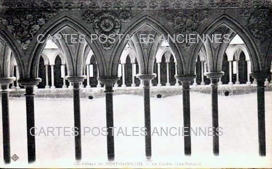 Cartes postales anciennes > CARTES POSTALES > carte postale ancienne > cartes-postales-ancienne.com Normandie Manche Le Mont Saint Michel