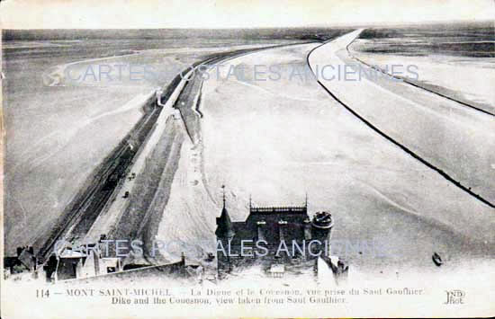 Cartes postales anciennes > CARTES POSTALES > carte postale ancienne > cartes-postales-ancienne.com Normandie Manche Le Mont Saint Michel