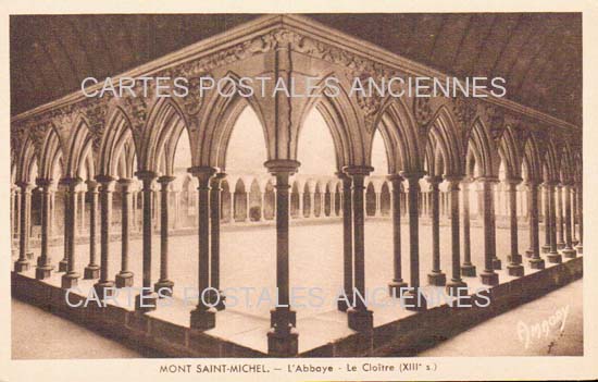 Cartes postales anciennes > CARTES POSTALES > carte postale ancienne > cartes-postales-ancienne.com Normandie Manche Le Mont Saint Michel