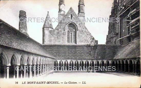 Cartes postales anciennes > CARTES POSTALES > carte postale ancienne > cartes-postales-ancienne.com Normandie Manche Le Mont Saint Michel
