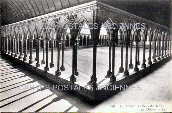 Cartes postales anciennes > CARTES POSTALES > carte postale ancienne > cartes-postales-ancienne.com Normandie Manche Le Mont Saint Michel