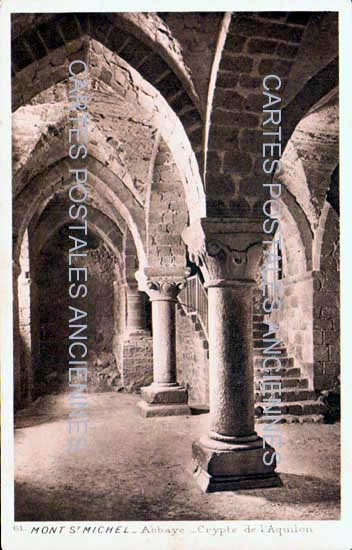 Cartes postales anciennes > CARTES POSTALES > carte postale ancienne > cartes-postales-ancienne.com Normandie Manche Le Mont Saint Michel