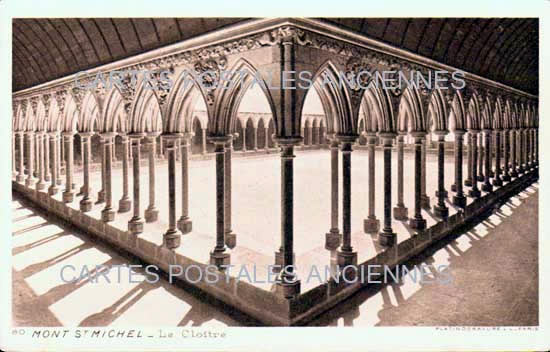 Cartes postales anciennes > CARTES POSTALES > carte postale ancienne > cartes-postales-ancienne.com Normandie Manche Le Mont Saint Michel