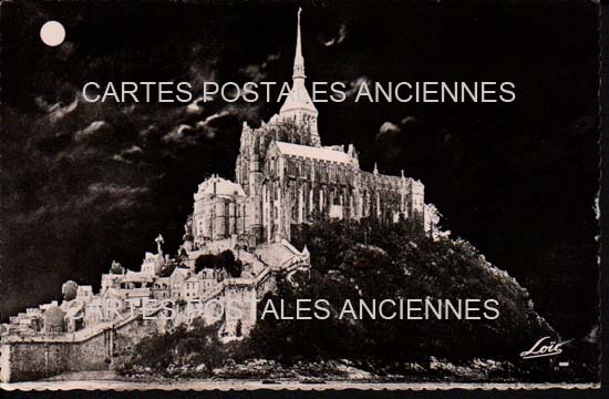 Cartes postales anciennes > CARTES POSTALES > carte postale ancienne > cartes-postales-ancienne.com Normandie Manche Le Mont Saint Michel