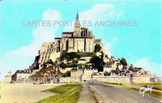 Cartes postales anciennes > CARTES POSTALES > carte postale ancienne > cartes-postales-ancienne.com Normandie Manche Le Mont Saint Michel