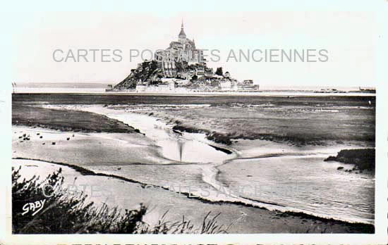 Cartes postales anciennes > CARTES POSTALES > carte postale ancienne > cartes-postales-ancienne.com Normandie Manche Le Mont Saint Michel