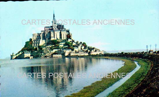 Cartes postales anciennes > CARTES POSTALES > carte postale ancienne > cartes-postales-ancienne.com Normandie Manche Le Mont Saint Michel