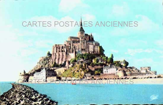 Cartes postales anciennes > CARTES POSTALES > carte postale ancienne > cartes-postales-ancienne.com Normandie Manche Le Mont Saint Michel