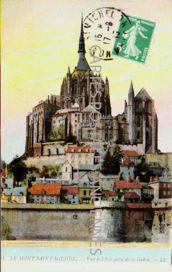 Cartes postales anciennes > CARTES POSTALES > carte postale ancienne > cartes-postales-ancienne.com Normandie Manche Le Mont Saint Michel