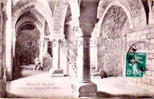 Cartes postales anciennes > CARTES POSTALES > carte postale ancienne > cartes-postales-ancienne.com Normandie Manche Le Mont Saint Michel