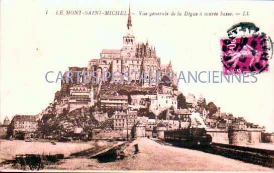 Cartes postales anciennes > CARTES POSTALES > carte postale ancienne > cartes-postales-ancienne.com Normandie Manche Le Mont Saint Michel