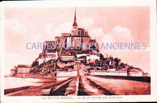 Cartes postales anciennes > CARTES POSTALES > carte postale ancienne > cartes-postales-ancienne.com Normandie Manche Le Mont Saint Michel