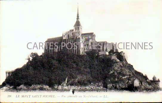 Cartes postales anciennes > CARTES POSTALES > carte postale ancienne > cartes-postales-ancienne.com Normandie Manche Le Mont Saint Michel
