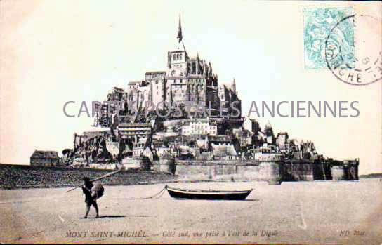 Cartes postales anciennes > CARTES POSTALES > carte postale ancienne > cartes-postales-ancienne.com Normandie Manche Le Mont Saint Michel