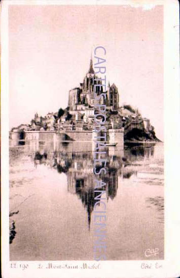 Cartes postales anciennes > CARTES POSTALES > carte postale ancienne > cartes-postales-ancienne.com Normandie Manche Le Mont Saint Michel