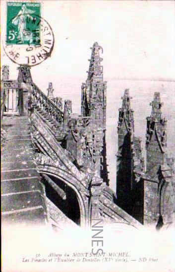 Cartes postales anciennes > CARTES POSTALES > carte postale ancienne > cartes-postales-ancienne.com Normandie Manche Le Mont Saint Michel
