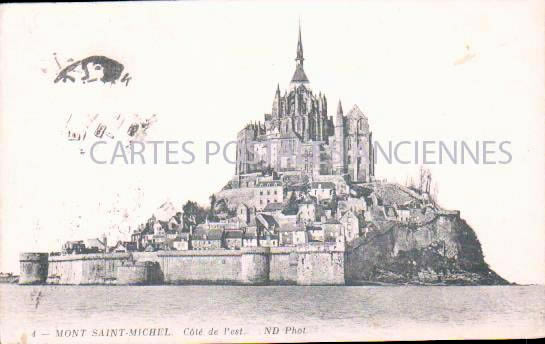 Cartes postales anciennes > CARTES POSTALES > carte postale ancienne > cartes-postales-ancienne.com Normandie Manche Le Mont Saint Michel