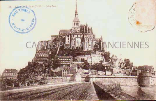 Cartes postales anciennes > CARTES POSTALES > carte postale ancienne > cartes-postales-ancienne.com Normandie Manche Le Mont Saint Michel
