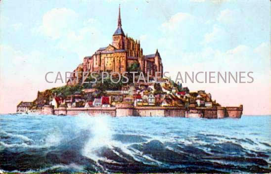 Cartes postales anciennes > CARTES POSTALES > carte postale ancienne > cartes-postales-ancienne.com Normandie Manche Le Mont Saint Michel