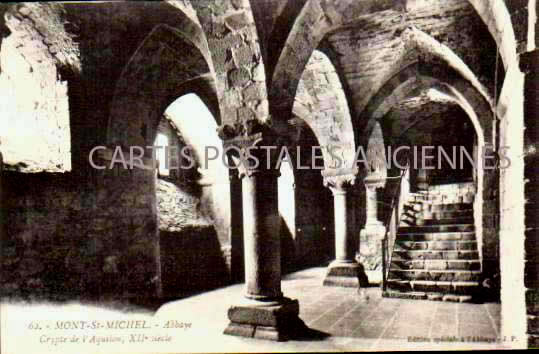 Cartes postales anciennes > CARTES POSTALES > carte postale ancienne > cartes-postales-ancienne.com Normandie Manche Le Mont Saint Michel