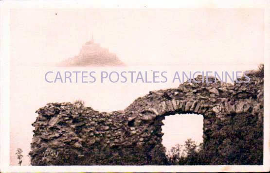 Cartes postales anciennes > CARTES POSTALES > carte postale ancienne > cartes-postales-ancienne.com Normandie Manche Le Mont Saint Michel