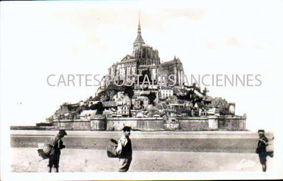 Cartes postales anciennes > CARTES POSTALES > carte postale ancienne > cartes-postales-ancienne.com Normandie Manche Le Mont Saint Michel