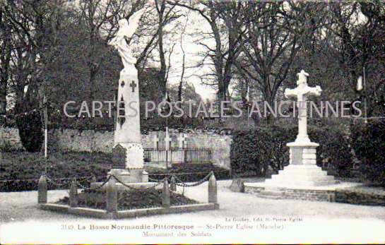 Cartes postales anciennes > CARTES POSTALES > carte postale ancienne > cartes-postales-ancienne.com Normandie Saint Pierre Eglise
