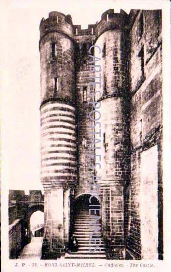 Cartes postales anciennes > CARTES POSTALES > carte postale ancienne > cartes-postales-ancienne.com Normandie Manche Le Mont Saint Michel