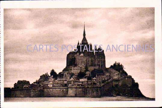 Cartes postales anciennes > CARTES POSTALES > carte postale ancienne > cartes-postales-ancienne.com Normandie Manche Le Mont Saint Michel