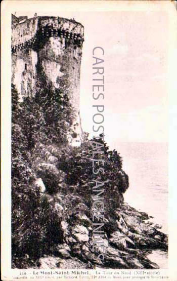 Cartes postales anciennes > CARTES POSTALES > carte postale ancienne > cartes-postales-ancienne.com Normandie Manche Le Mont Saint Michel