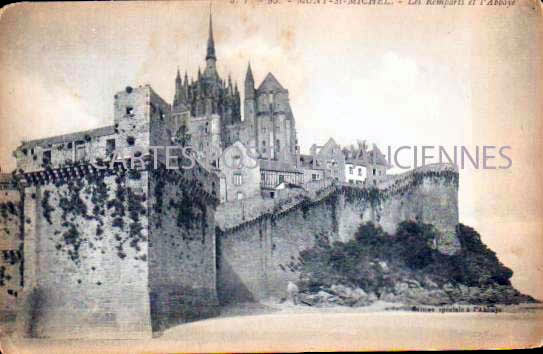 Cartes postales anciennes > CARTES POSTALES > carte postale ancienne > cartes-postales-ancienne.com Normandie Manche Le Mont Saint Michel
