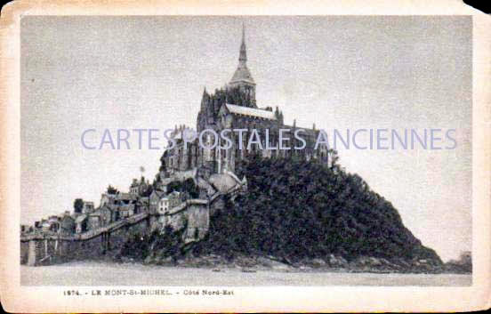 Cartes postales anciennes > CARTES POSTALES > carte postale ancienne > cartes-postales-ancienne.com Normandie Manche Le Mont Saint Michel