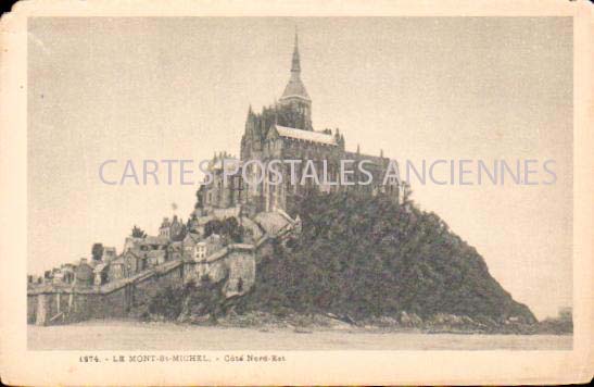 Cartes postales anciennes > CARTES POSTALES > carte postale ancienne > cartes-postales-ancienne.com Normandie Manche Le Mont Saint Michel