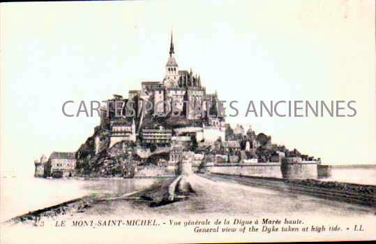 Cartes postales anciennes > CARTES POSTALES > carte postale ancienne > cartes-postales-ancienne.com Normandie Manche Le Mont Saint Michel