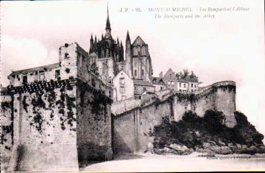 Cartes postales anciennes > CARTES POSTALES > carte postale ancienne > cartes-postales-ancienne.com Normandie Manche Le Mont Saint Michel