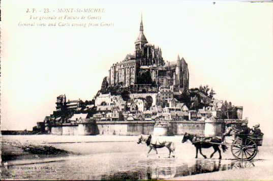 Cartes postales anciennes > CARTES POSTALES > carte postale ancienne > cartes-postales-ancienne.com Normandie Manche Le Mont Saint Michel