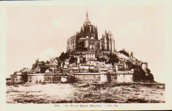 Cartes postales anciennes > CARTES POSTALES > carte postale ancienne > cartes-postales-ancienne.com Normandie Manche Le Mont Saint Michel