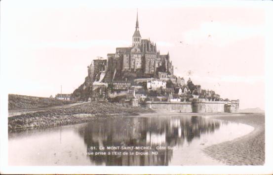 Cartes postales anciennes > CARTES POSTALES > carte postale ancienne > cartes-postales-ancienne.com Normandie Manche Le Mont Saint Michel