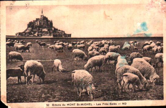 Cartes postales anciennes > CARTES POSTALES > carte postale ancienne > cartes-postales-ancienne.com Manche 50 Le Mont Saint Michel